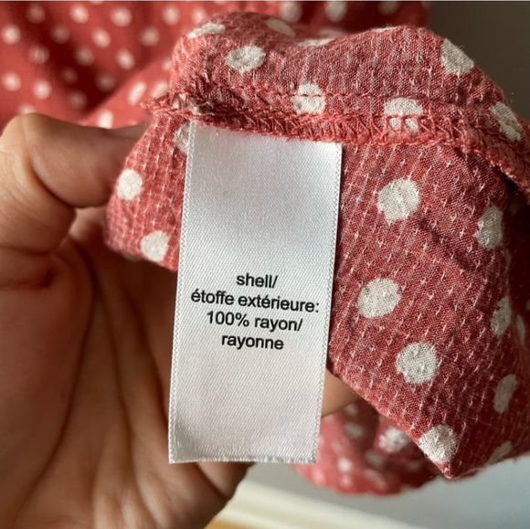 Maurices polka dot top - Picture 4 of 7